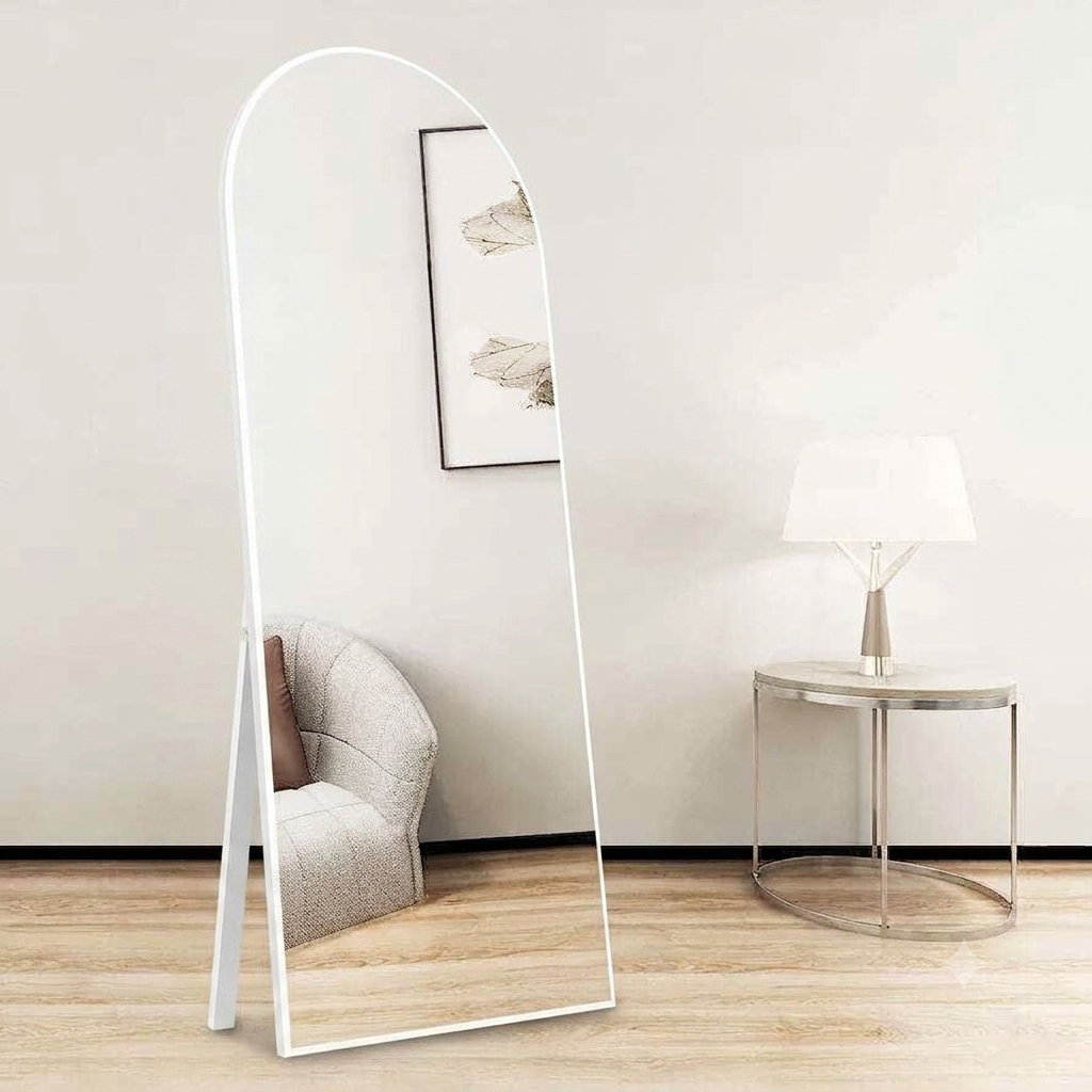 Standing Mirror (5ft, White)